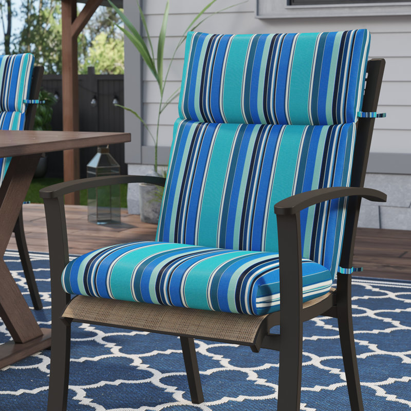 Beachcrest Home Merrimack Indoor/Outdoor Sunbrella Seat/Back Cushion